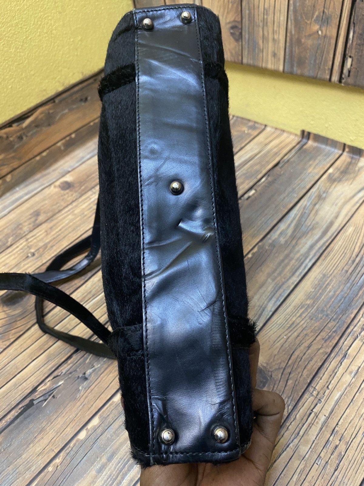 Gucci Gucci black fur shoulder bag Size ONE SIZE - 7 Thumbnail