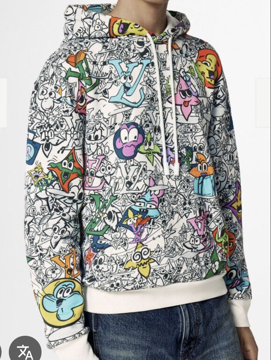 Louis Vuitton Louis Vuitton Comic Monogram Hoodie Size US M / EU 48-50 / 2 - 2 Thumbnail