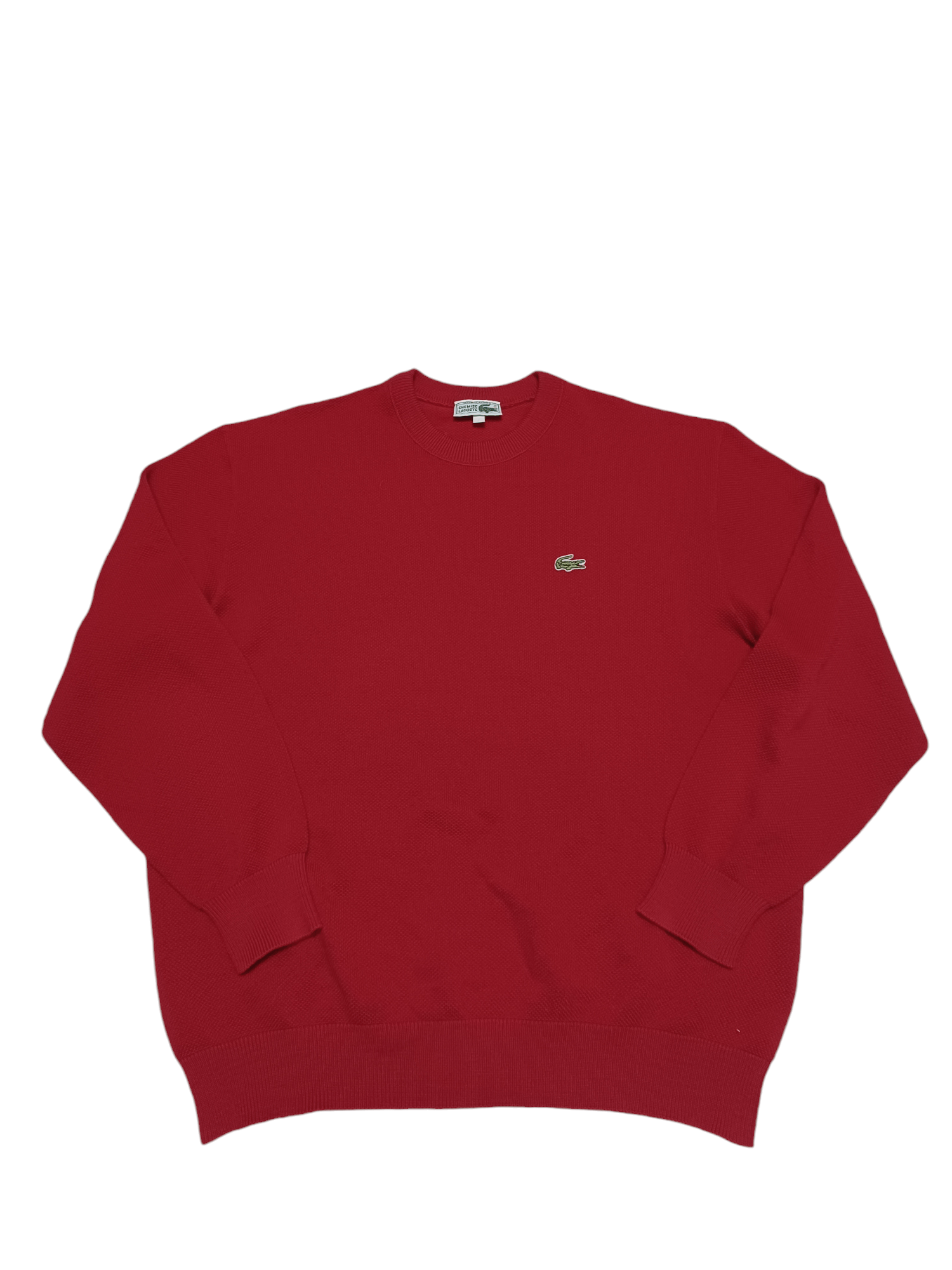 Lacoste LACOSTE VINTAGE 90S MADE IN FRANCE LIGHT SWEATER Size US XL / EU 56 / 4 - 1 Thumbnail
