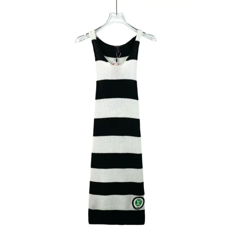 Louis Vuitton Louis Vuitton Striped Cotton Dress for Women 0089 Size M / US 6-8 / IT 42-44 - 1 Thumbnail