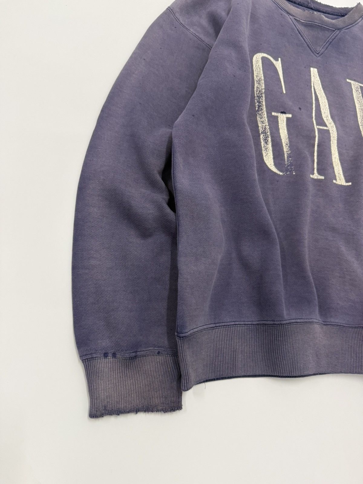 Gap 🔥90s GAP iConic logo Kanye West Super Distressed Sweatshirt Size US M / EU 48-50 / 2 - 3 Thumbnail