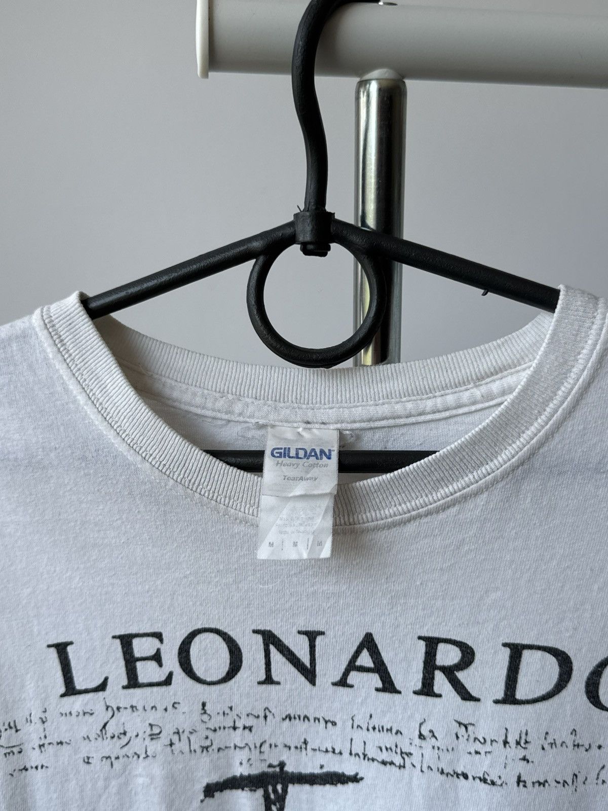 Vintage Vintage Leonardo Da Vinci Paris Bike Art T-shirt Size US M / EU 48-50 / 2 - 3 Thumbnail