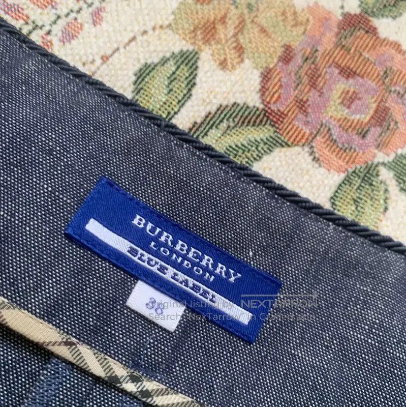 Burberry Burberry Pleated Blue Cotton Dress Size M. Size M / US 6-8 / IT 42-44 - 7 Thumbnail