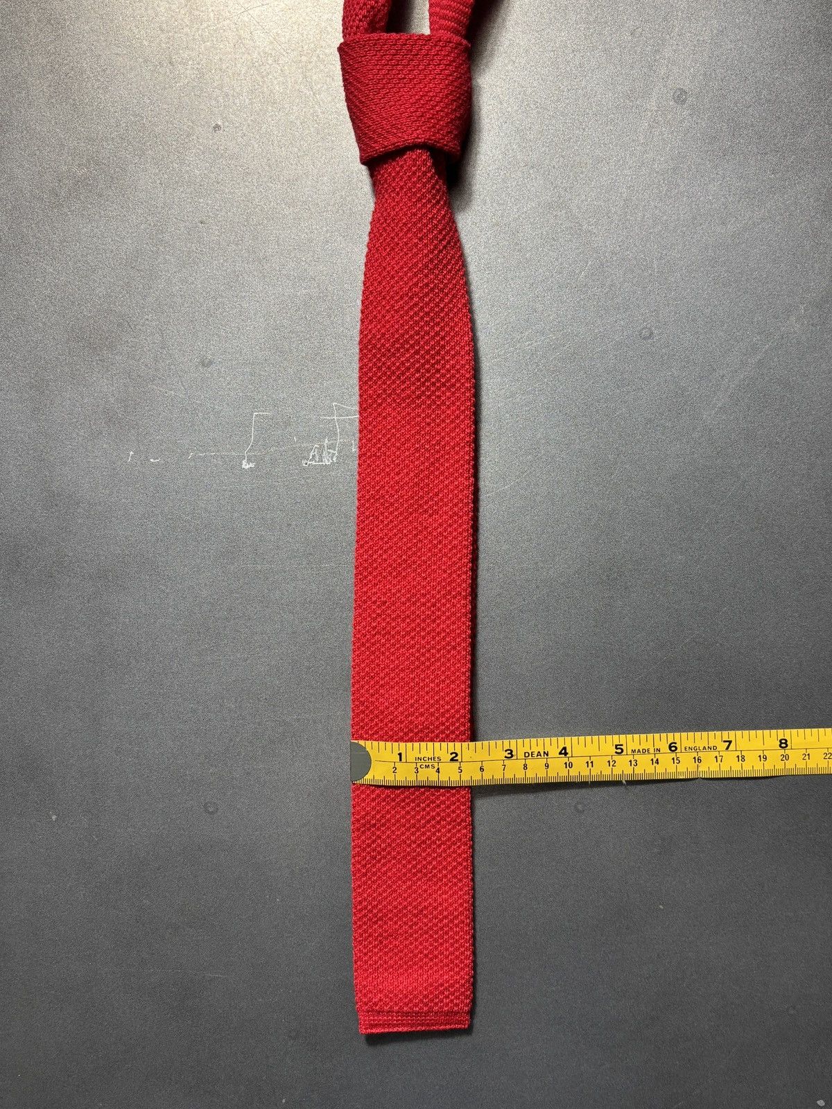 Van Heusen Vintage Knit Tie Vintage Van Heusen Necktie USA Pre-Tied Size ONE SIZE - 5 Thumbnail