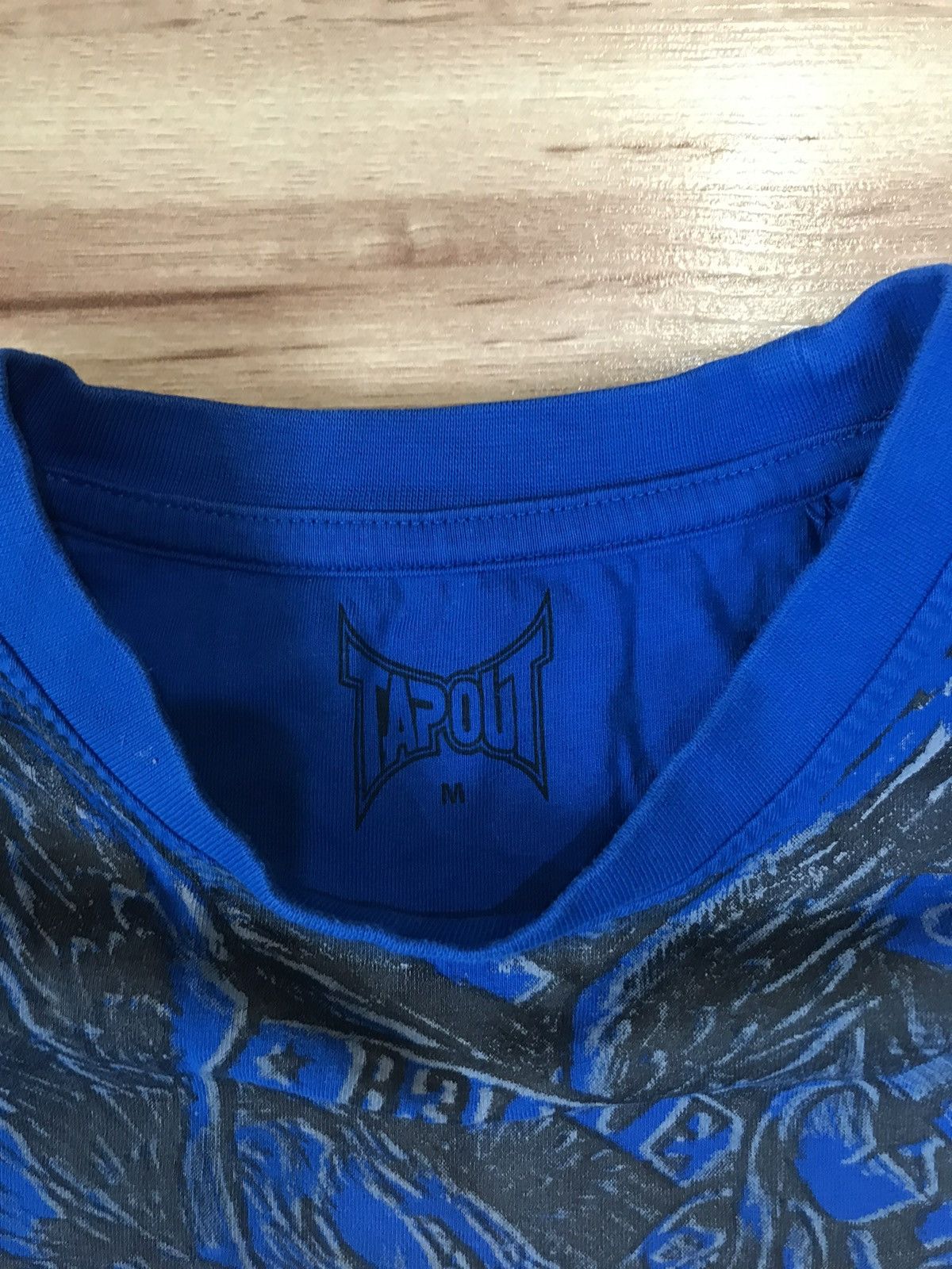 Affliction × Tapout Tapout blue tee Size US M / EU 48-50 / 2 - 3 Thumbnail