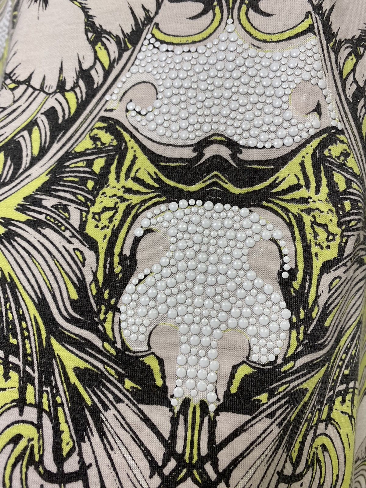 Just Cavalli Just Cavalli Y2k Rhinestone All Over Flower Print T-shirt Size US S / EU 44-46 / 1 - 8 Thumbnail