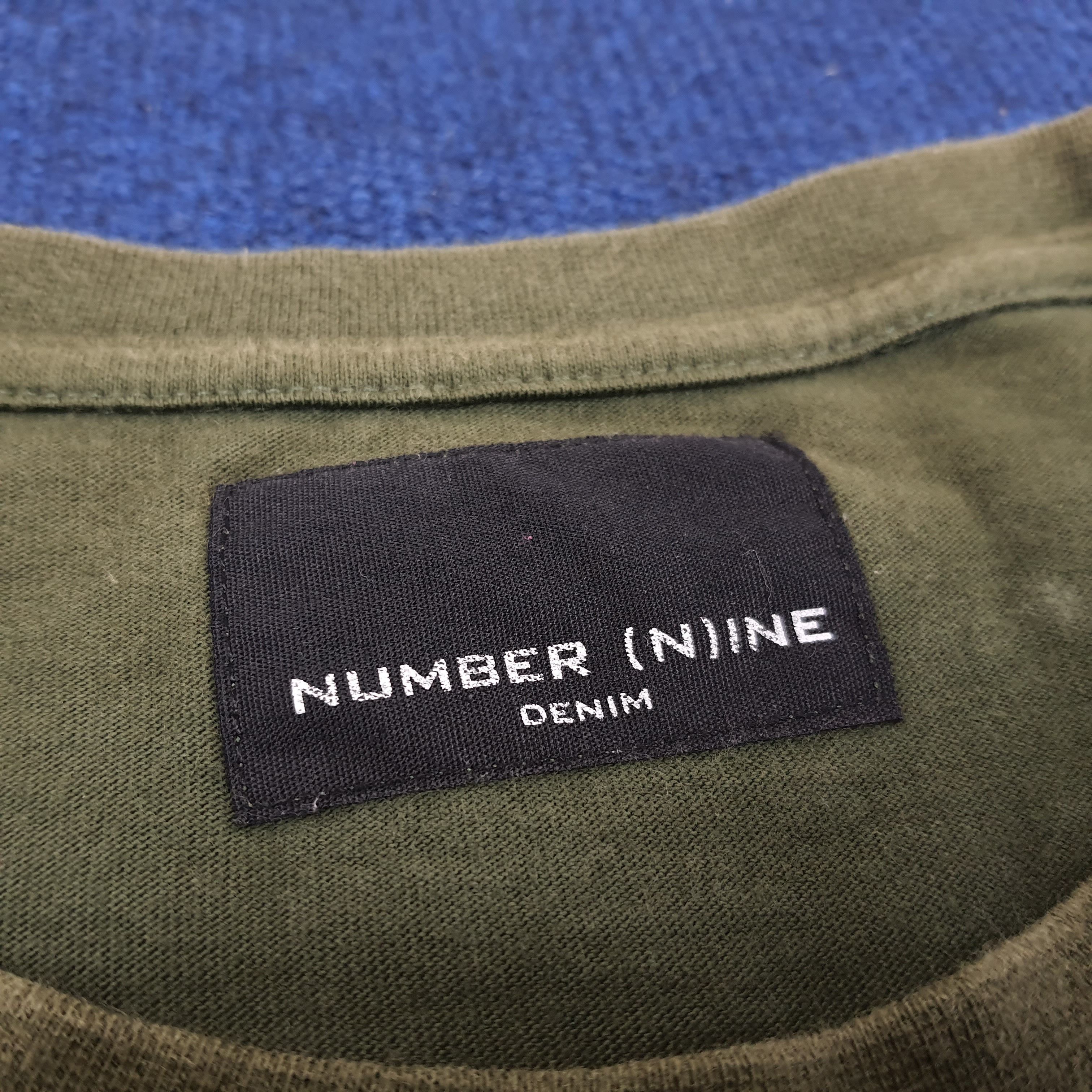 Japanese Brand × Number (N)ine × Vintage Vintage Number Nine Spell Out Oversized Boxy Cut Tshirt Size US L / EU 52-54 / 3 - 5 Thumbnail