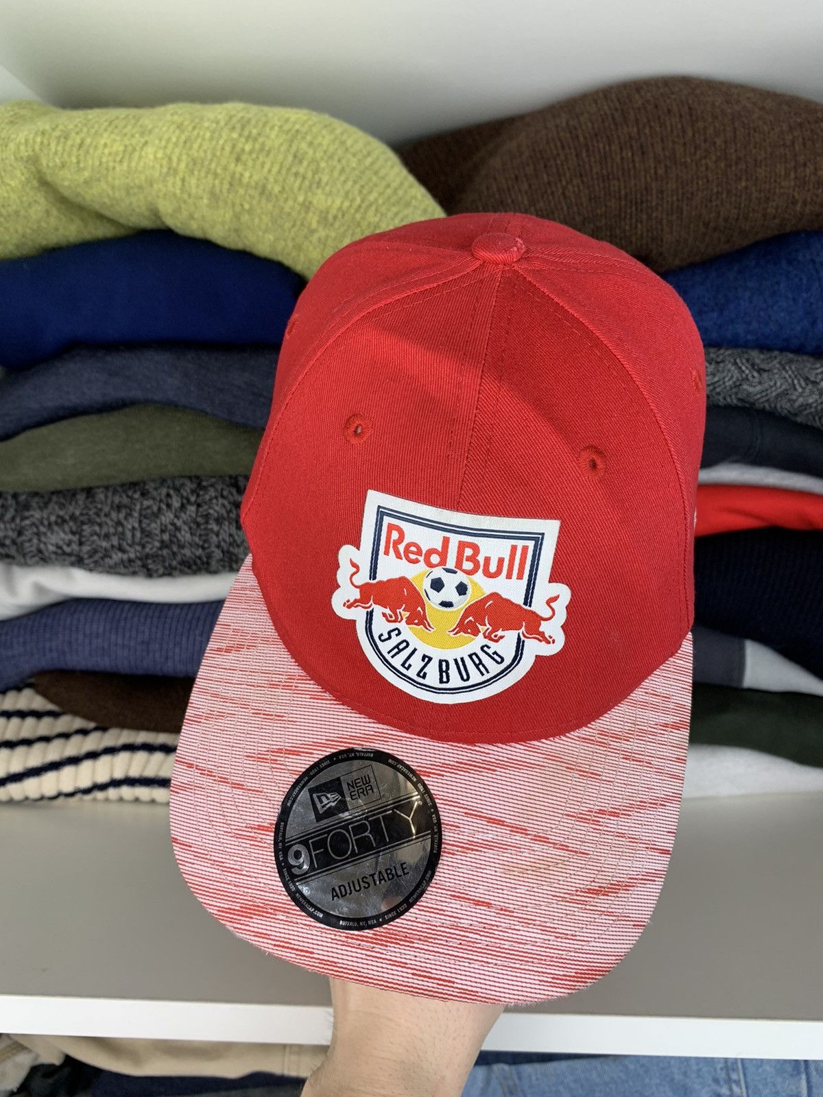New Era × Red Bull New Era FC Red Bull Salzburg Cap Hat Size ONE SIZE - 2 Thumbnail