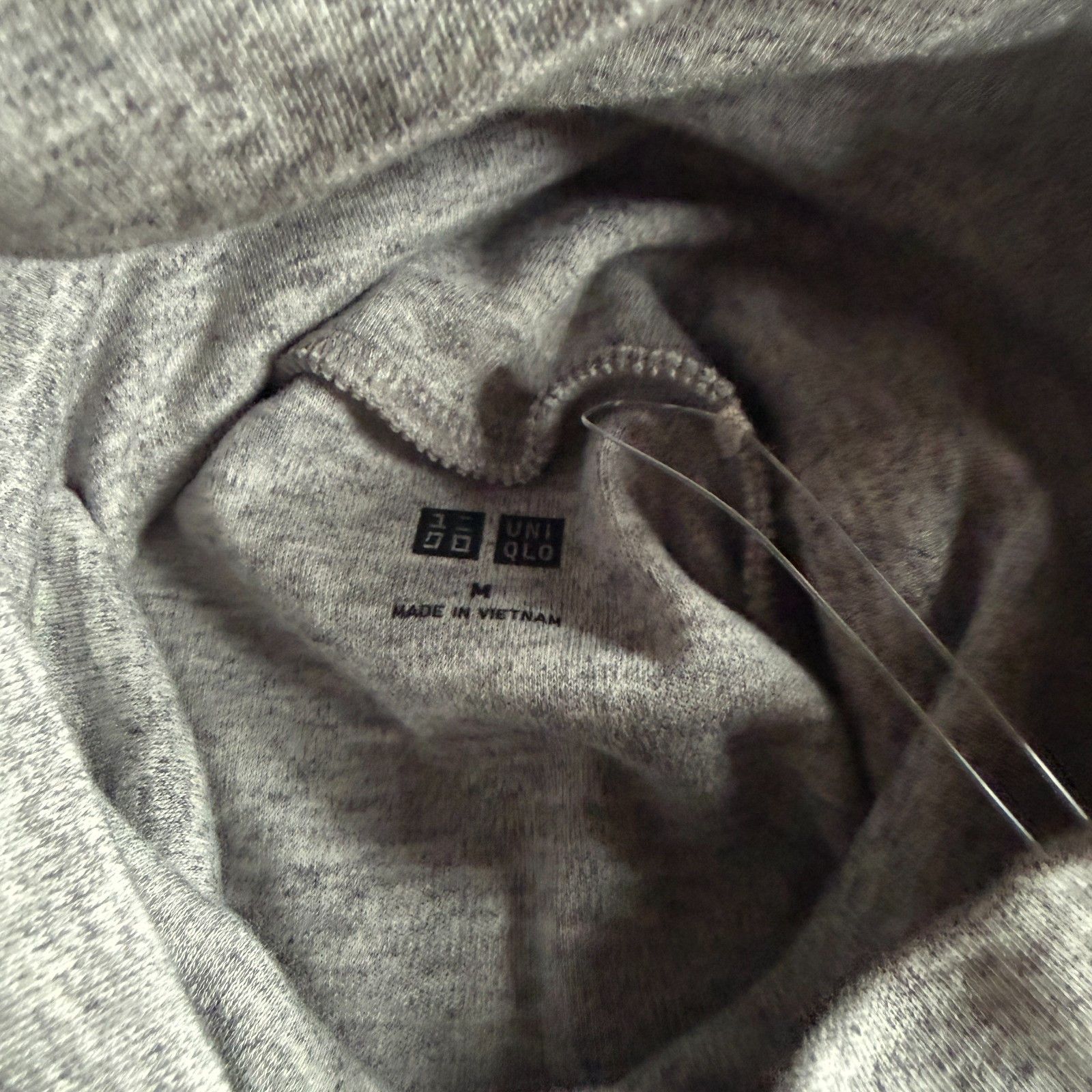Uniqlo UNIQLO Soft Touch Gray Turtleneck Long Sleeve Shirt Size US M / EU 48-50 / 2 - 3 Thumbnail