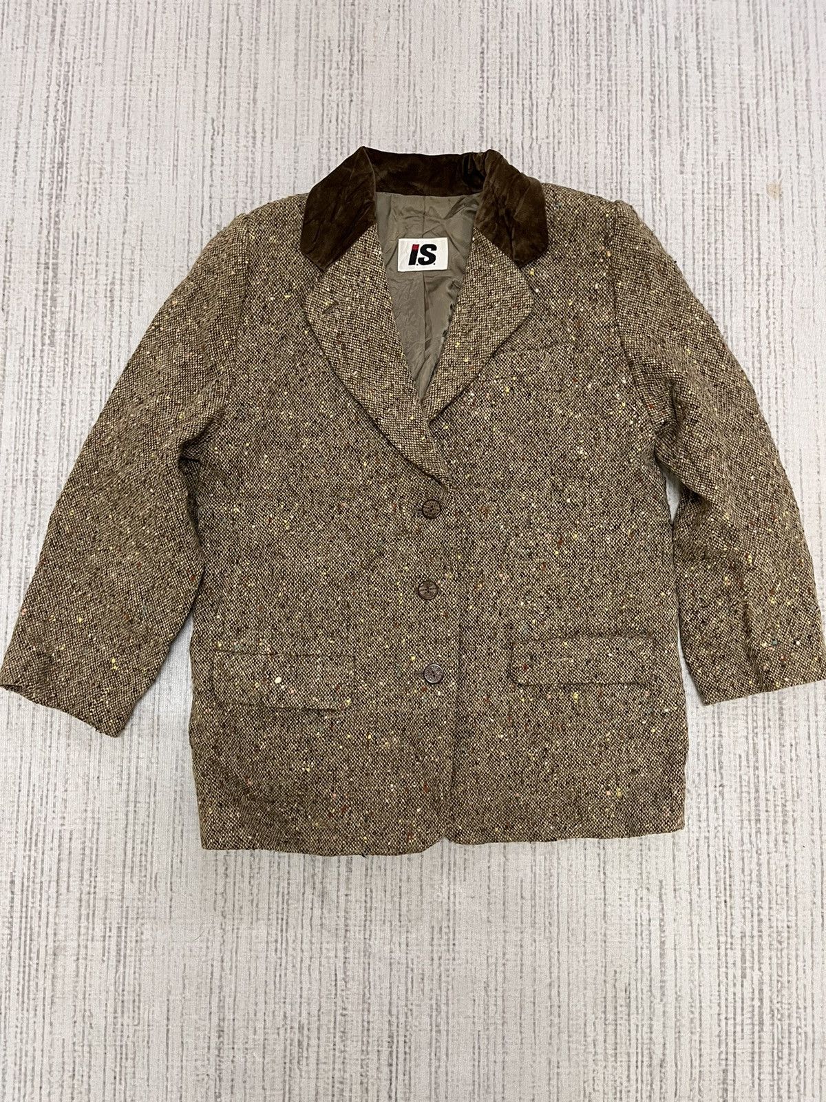 Issey Miyake × Japanese Brand × Vintage Vintage 80s IS by issey miyake wool jacket Size US M / EU 48-50 / 2 - 1 Thumbnail