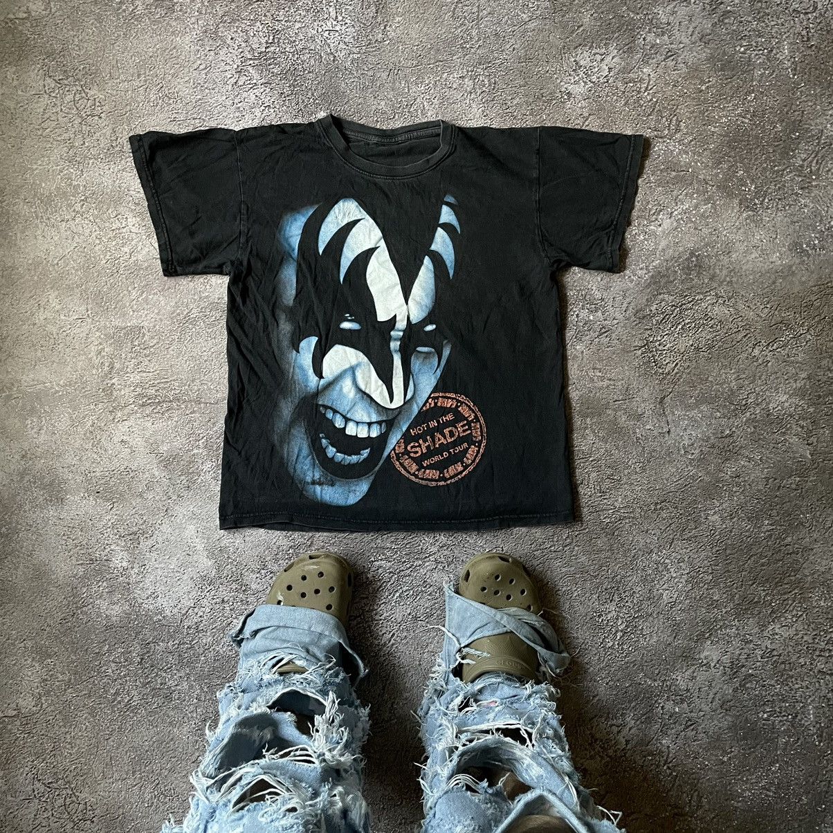 Vintage Vintage 90s KISS Band Tee Sun Faded Graphic Punk Grunge M Size US M / EU 48-50 / 2 - 1 Thumbnail