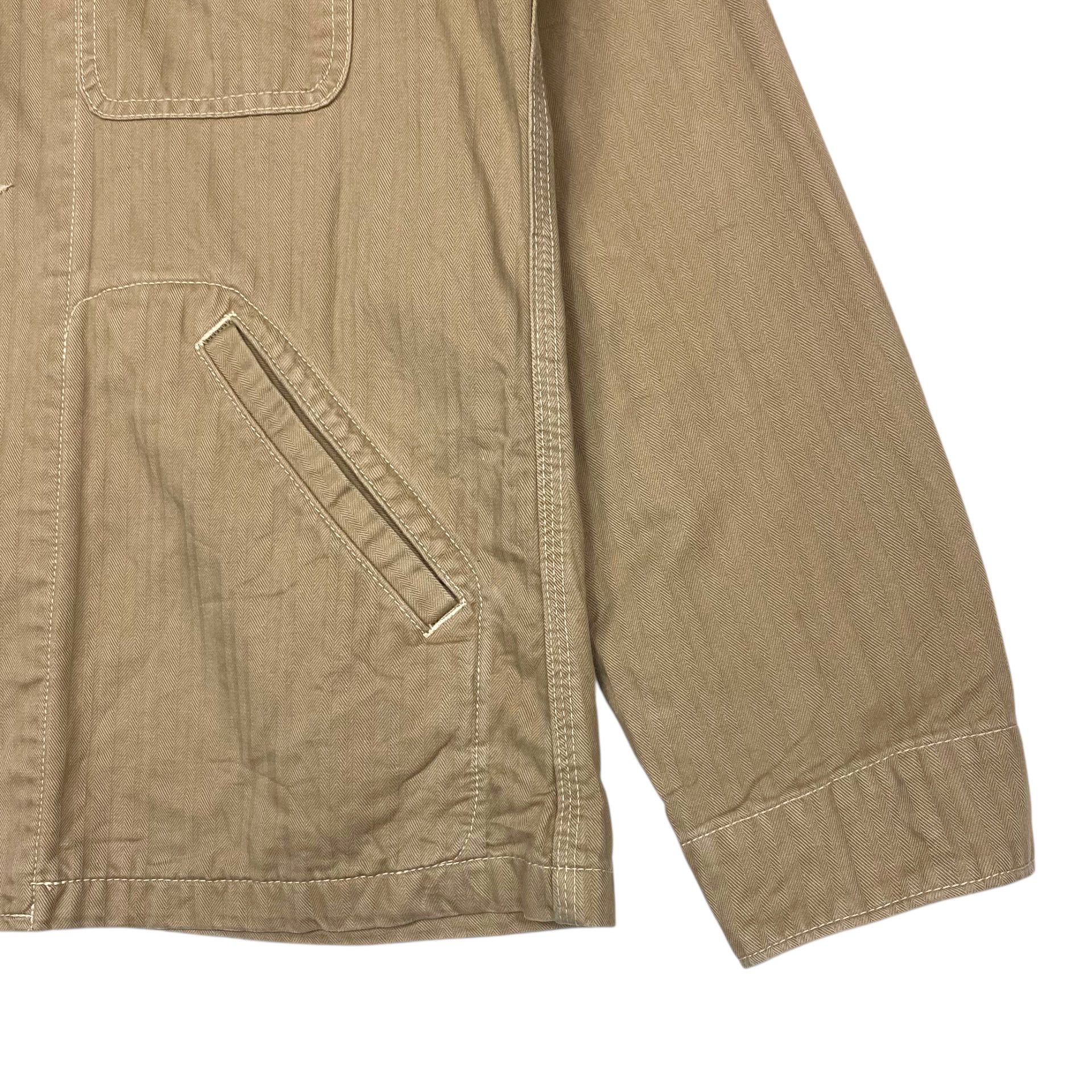 Sugar Cane 💥TWO MOON JAPAN FRENCH CHORE JACKET Size US M / EU 48-50 / 2 - 6 Thumbnail