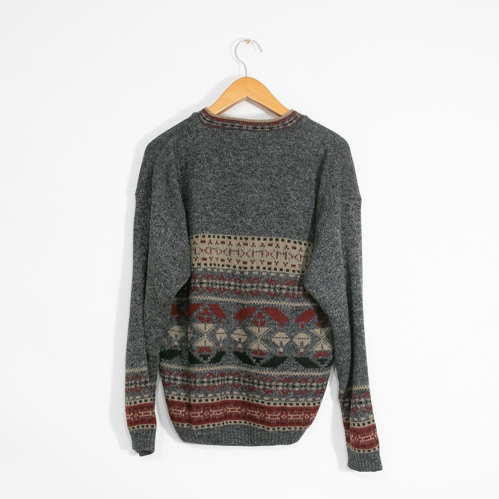 Vintage Vintage 90s Kikkers Fair Isle Acrylic Sweater Mens XL Size US XL / EU 56 / 4 - 6 Thumbnail