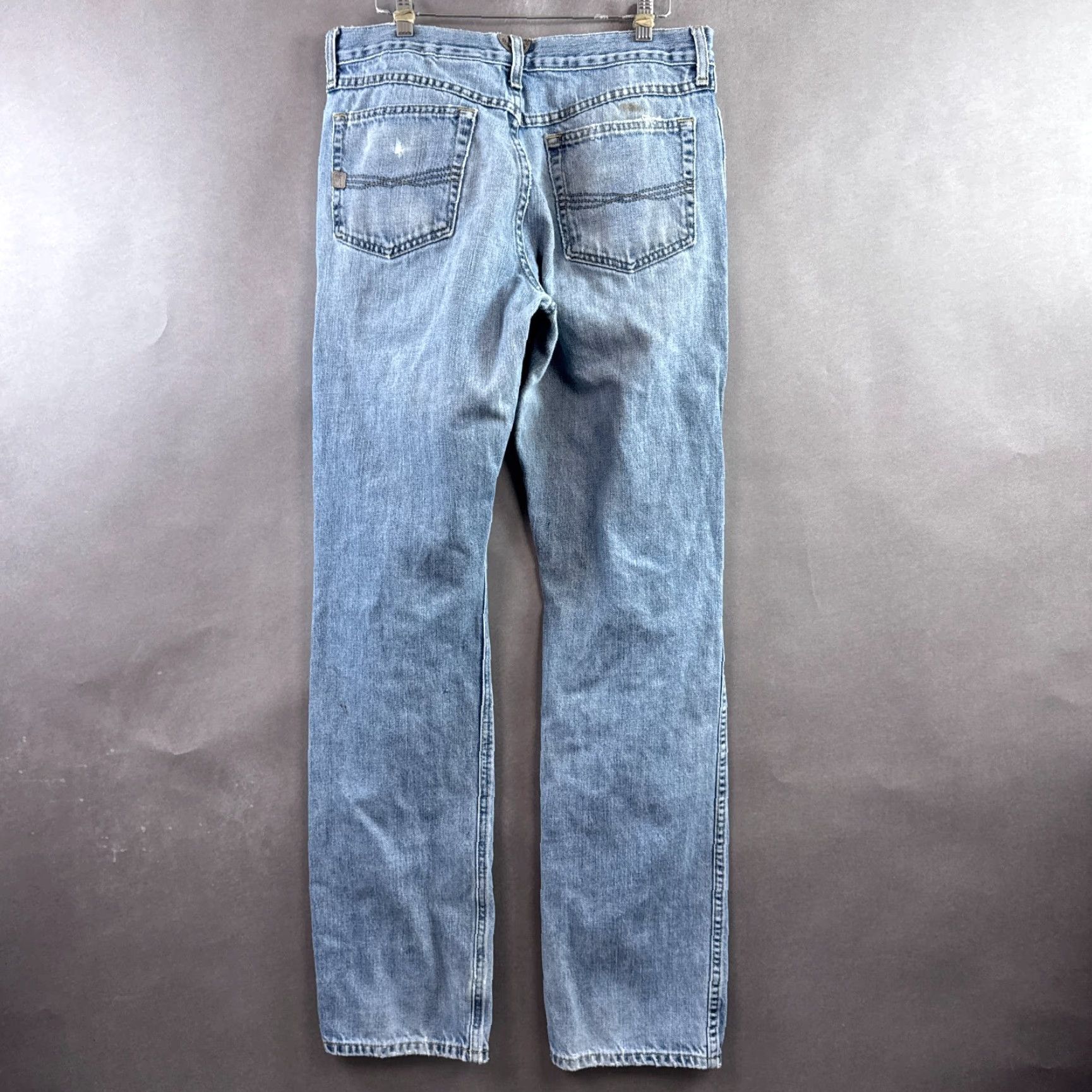 Ariat Ariat Jeans Mens 32x36 Blue M1 Denim Pants Distress Western Chore Workwear 5-Pocket Regular Fit Size US 32 / EU 48 - 3 Thumbnail