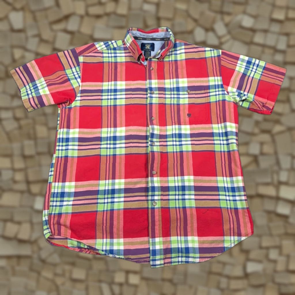 Wrangler VINTAGE Wrangler 20X Shirt XL Adult Red Plaid Chambray Cowboy Y2K Size US XL / EU 56 / 4 - 1 Thumbnail