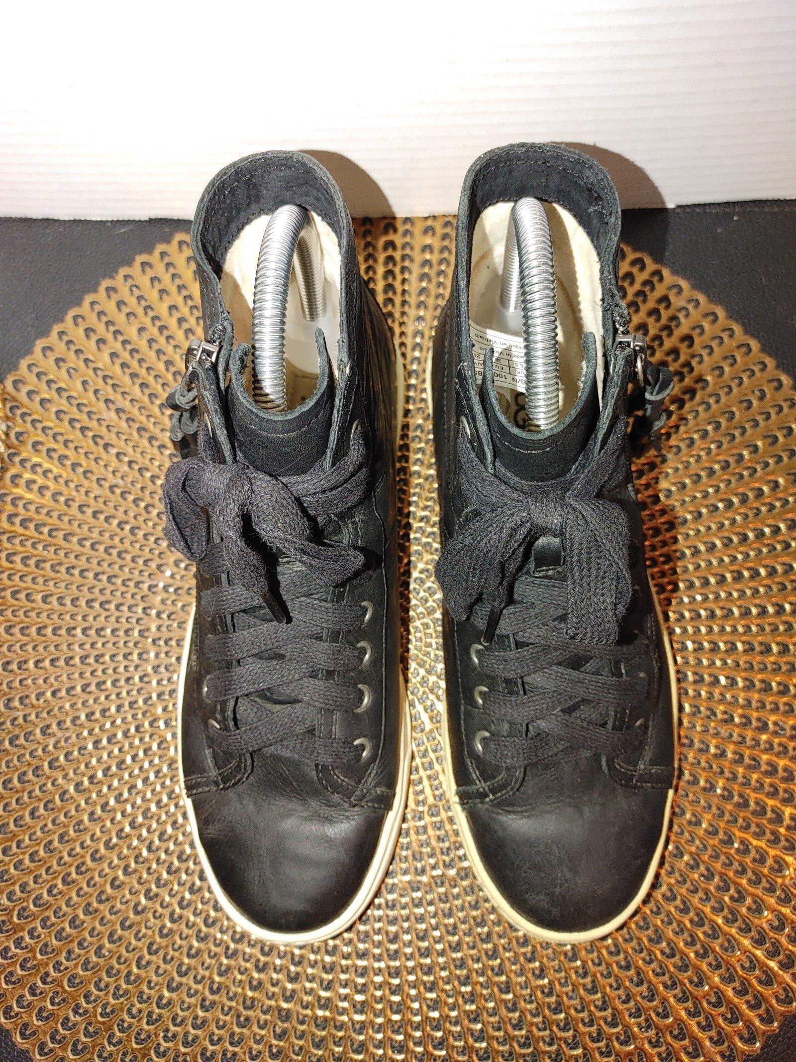 Designer UGG Blaney Trainer Leather Fashion Hi-Top Sneakers Size 7 Size US 7 / IT 37 - 3 Thumbnail