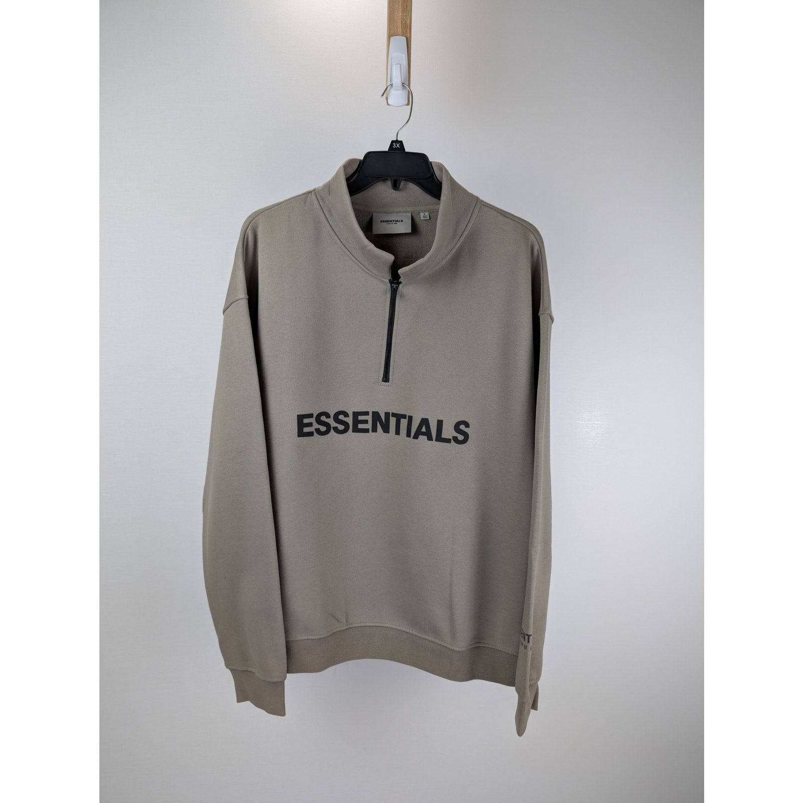 Essentials o1rshd1 Half Zipper Sweatshirt in Beige Size US L / EU 52-54 / 3 - 1 Thumbnail