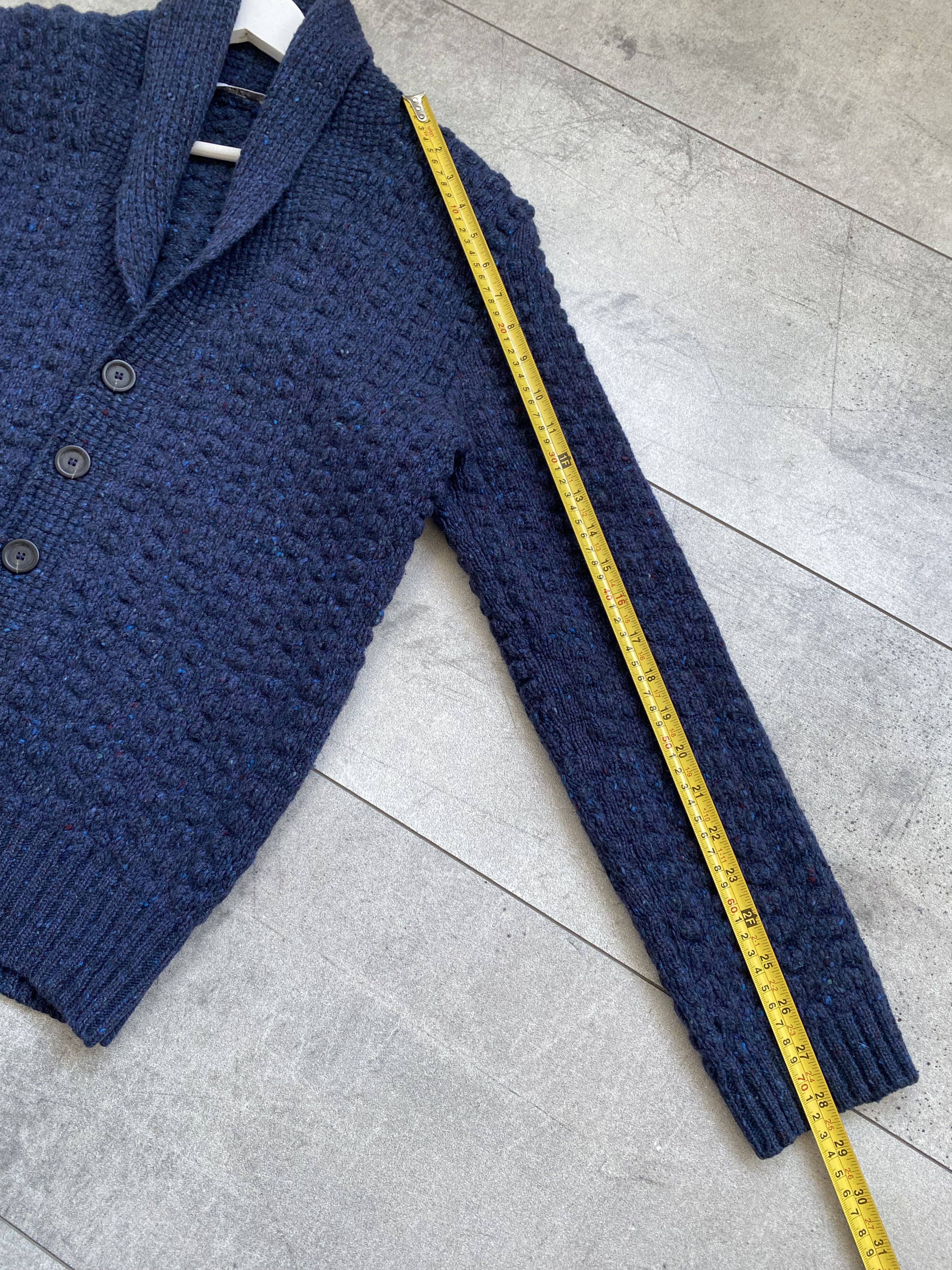 Inis Meain Inis Meain Cable-Knit Merino Wool Cardigan Size US S / EU 44-46 / 1 - 11 Thumbnail