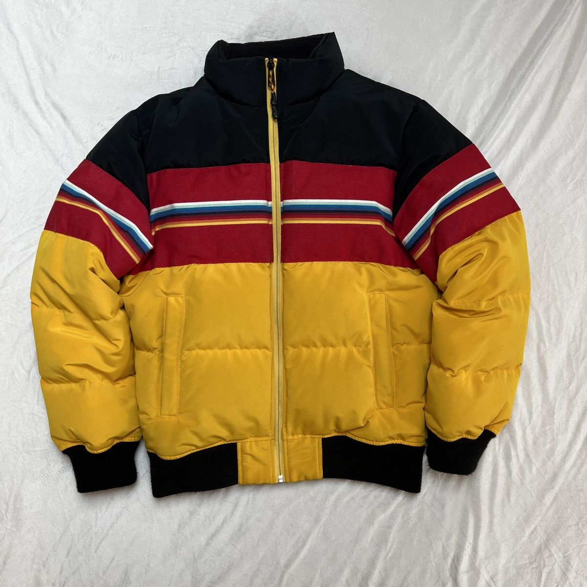 image of Pharrell’S Bionic Down Jacket By Burton, Yellow Red Black, M, Men's (Size Medium)
