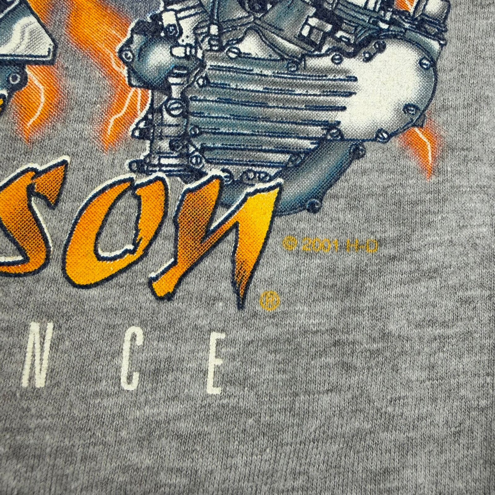 Harley Davidson Harley-Davidson 2001 Long Sleeve Tee Gray XL Size US XL / EU 56 / 4 - 3 Thumbnail