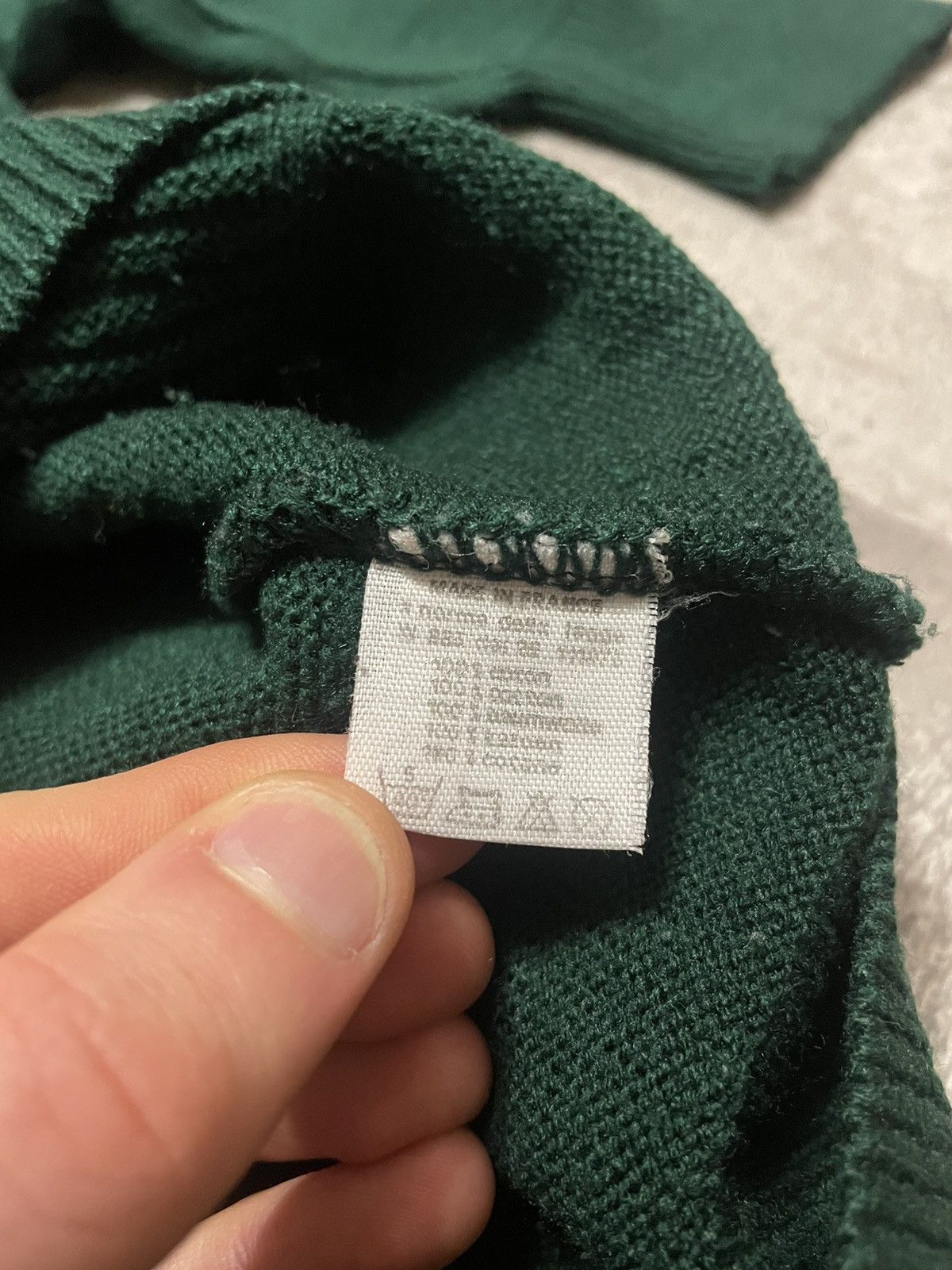 Lacoste Vintage Lacoste Cable Knit Striped Sweater Jumper Size US XXL / EU 58 / 5 - 12 Thumbnail