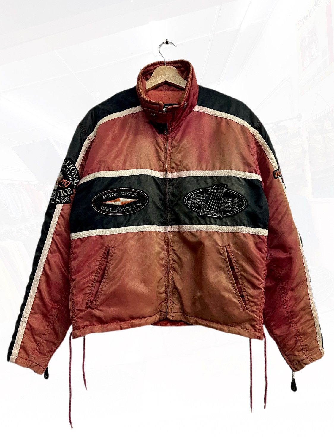 Harley Davidson × Vintage Vintage Harley Davidson Racing AMA National Jacket Size US L / EU 52-54 / 3 - 1 Thumbnail