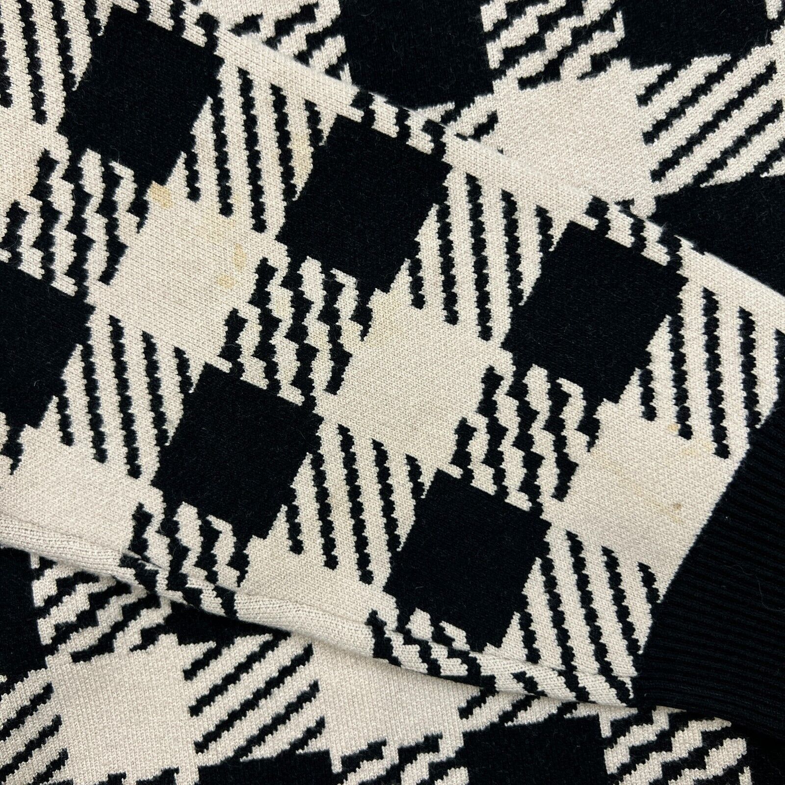 Designer × Sandro Sandro Cardigan Size 1 Jisou Oversize Checkered Knit Sweater Size S / US 4 / IT 40 - 8 Thumbnail