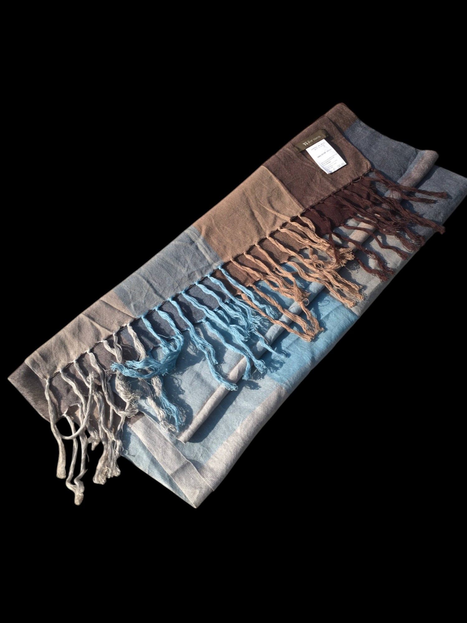 Yohji Yamamoto Y's For Men Yohji Yamamoto Unisex Cotton Tassel Scarf Shawl Size ONE SIZE - 5 Thumbnail