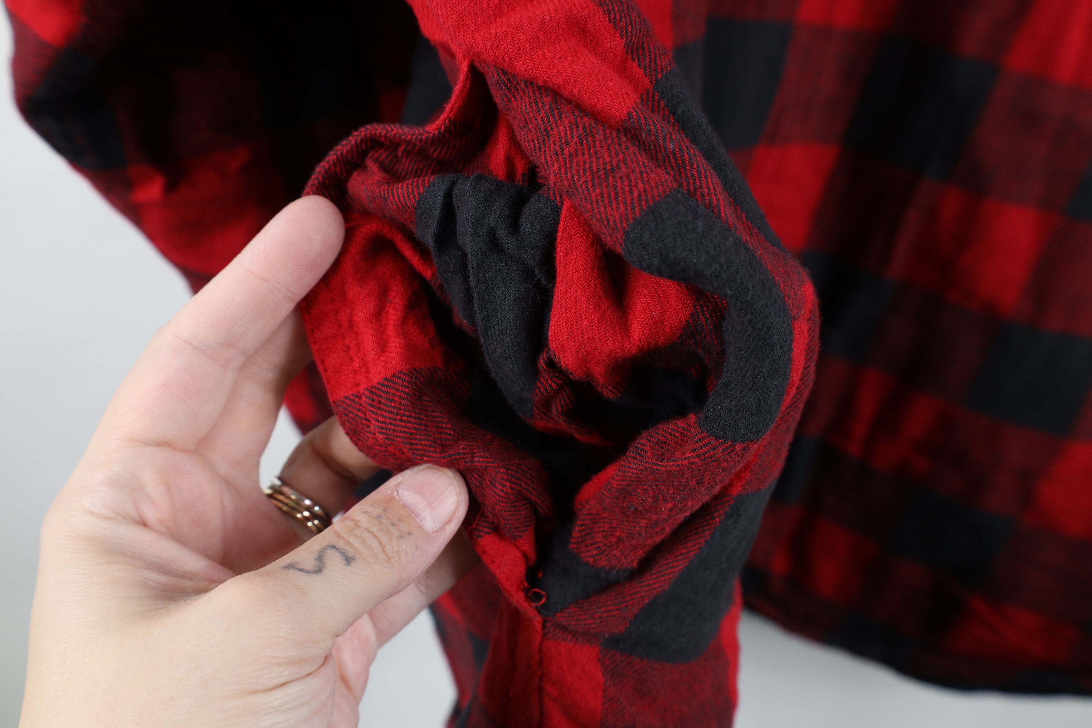 Vintage Vintage 90s Streetwear Flannel Button Shirt Jacket Jac Size US XXL / EU 58 / 5 - 10 Thumbnail