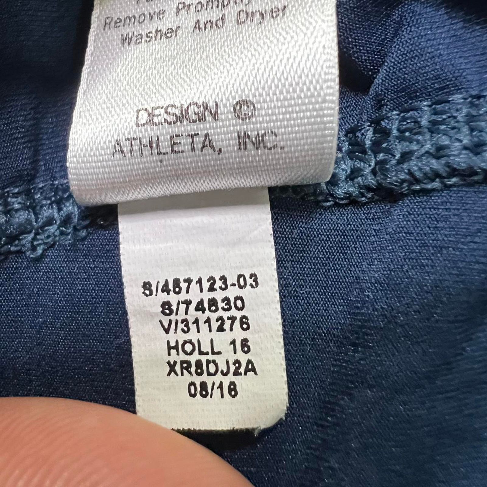 Athleta Athleta Women’s Stealth Long Sleeve Fitted Top in Blue - XS Size XS / US 0-2 / IT 36-38 - 7 Thumbnail