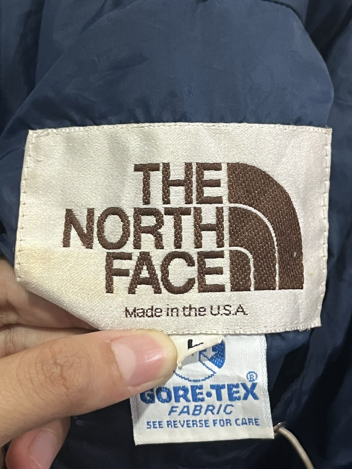 The North Face Vintage TNF Windbreaker Gore-tex 80s-90s Size US L / EU 52-54 / 3 - 11 Thumbnail