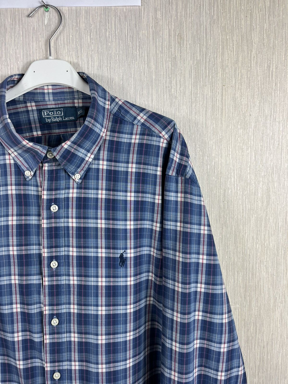 Polo Ralph Lauren × Ralph Lauren × Vintage Vintage 90s Polo Ralph Lauren checked plaid shirt small logo Size US XXL / EU 58 / 5 - 3 Thumbnail