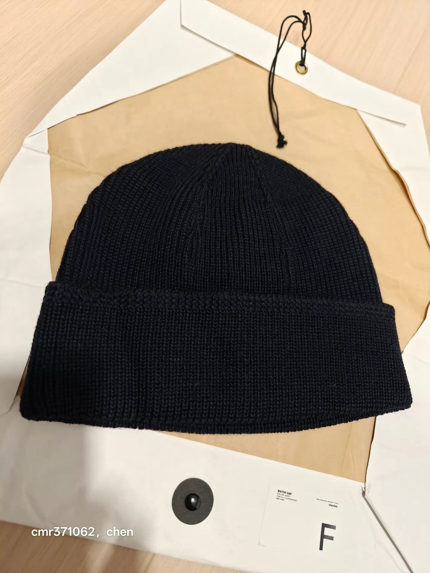 Visvim VISVIM 22AW WATCH CAP NAVY FREESIZE NEW WOOL LINEN KNIT Size ONE SIZE - 3 Thumbnail