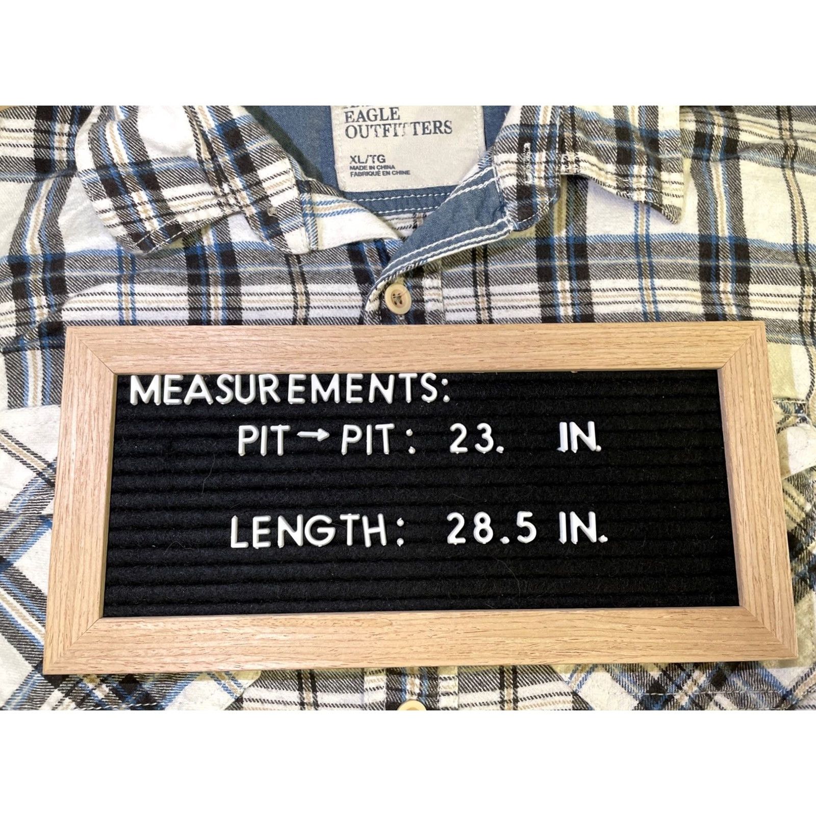 American Eagle Outfitters American Eagle Outfitters Shirt XL Multicolor Plaid Flannel Button-Up Casual Casual, Travel Mens Womens Unisex Adults Size XL / US 12-14 / IT 48-50 - 2 Thumbnail