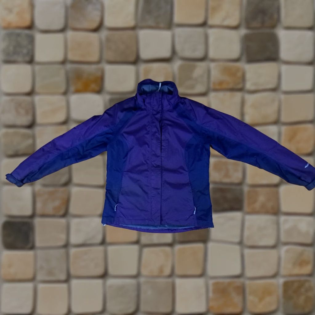 Eddie Bauer Eddie Bauer Women Jacket Full Zip Nylon Purple M Mid-Length Activewear Basic Jacket, 27in Hood Missing, Regular Fit Size M / US 6-8 / IT 42-44 - 1 Thumbnail