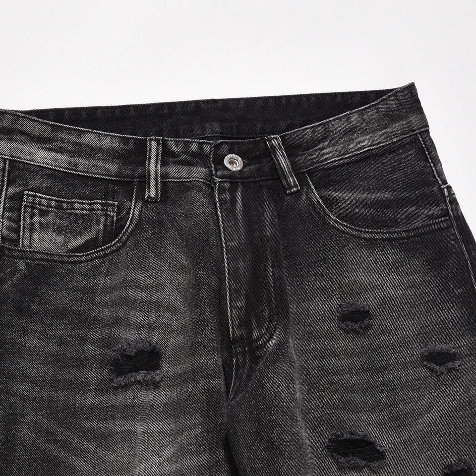 Japanese Brand × Jean Black Streetwear Denim Pants Size US 32 / EU 48 - 4 Thumbnail