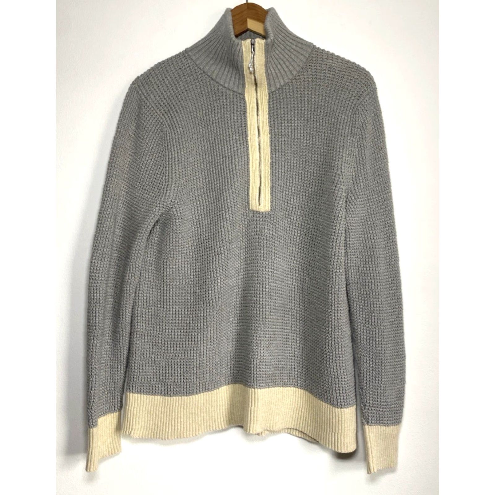 Patagonia Patagonia Women's Ponderosa Pine 1/4 Zip Sweater Drifter Grey 50835 M Black text: gray? Size M / US 6-8 / IT 42-44 - 3 Thumbnail
