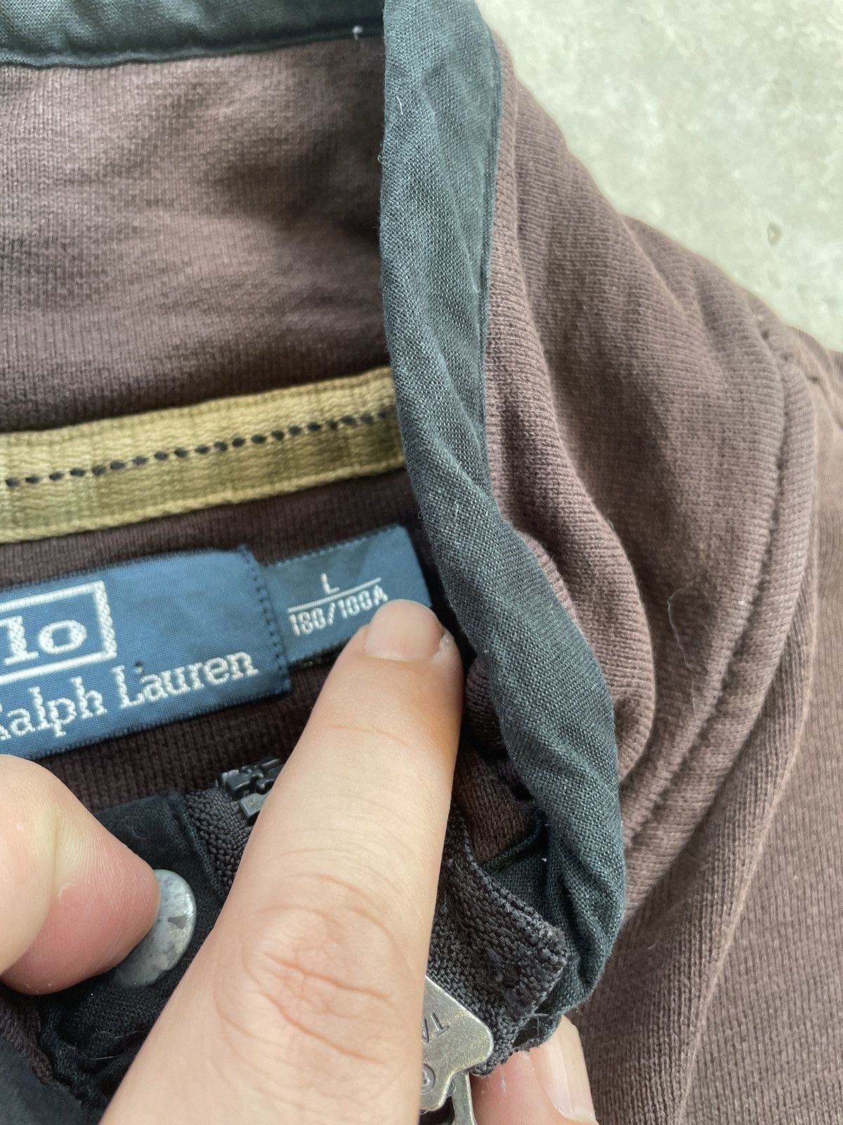 Polo Ralph Lauren × Vintage VINTAGE POLO RALPH LAUREN SUN FADED TALON BUTTON SWEATSHIRT Size US L / EU 52-54 / 3 - 8 Thumbnail