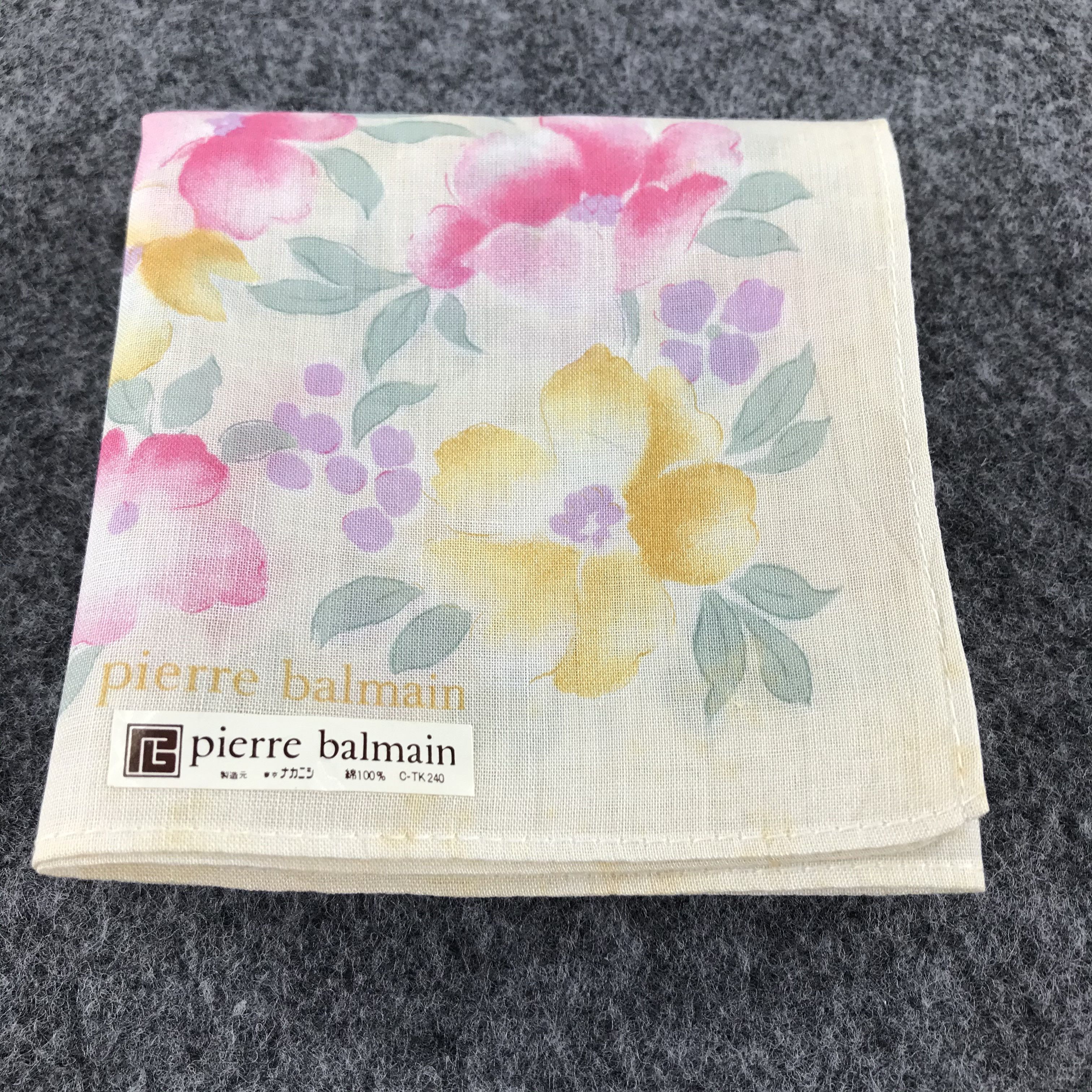 Pierre Balmain Pierre Balmain Handkerchief Neckerchief Bandana H496 Size ONE SIZE - 14 Thumbnail