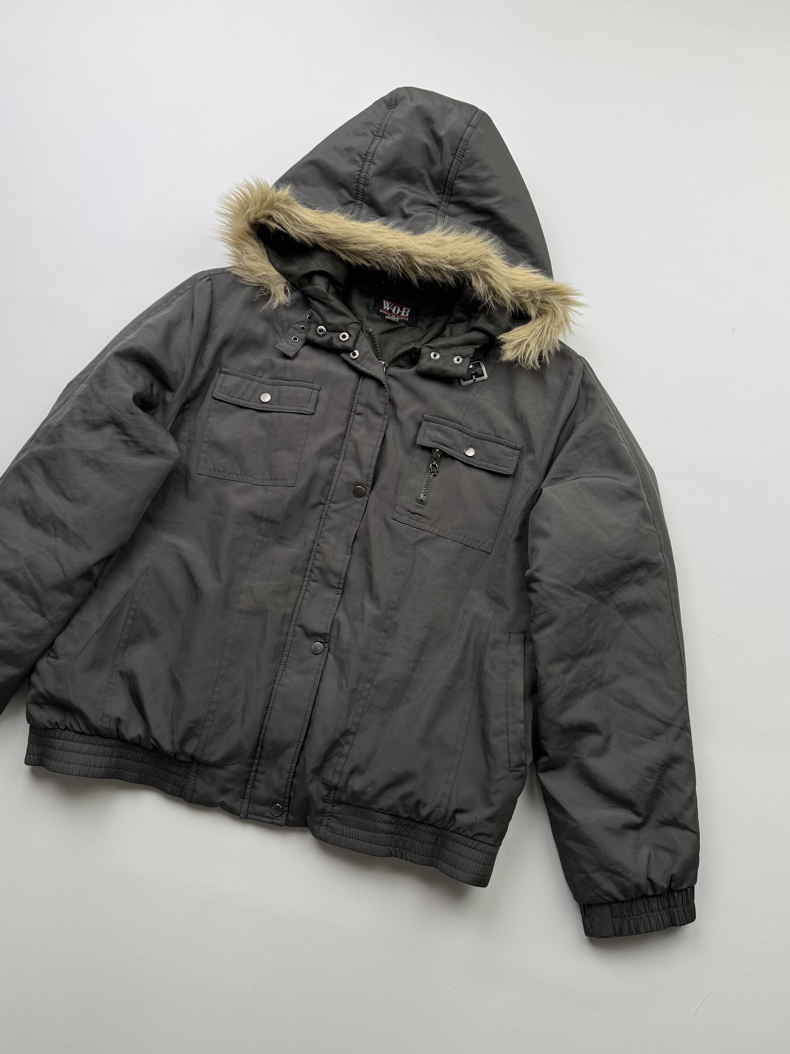 Japanese Brand Vintage Faux Fur Hood Jacket B758(V40)E2 Size M / US 6-8 / IT 42-44 - 3 Thumbnail