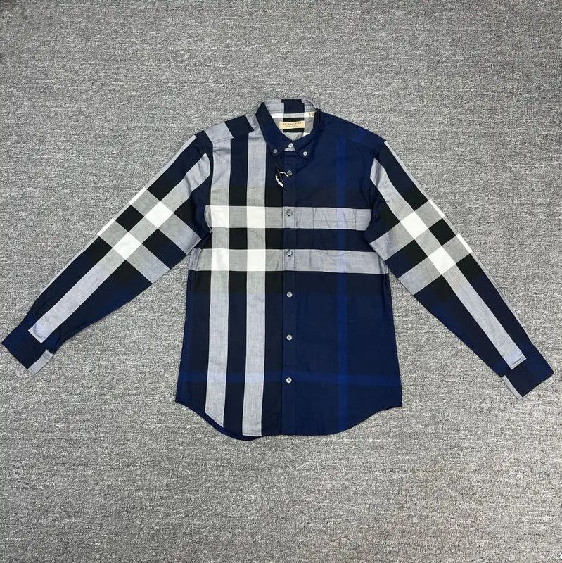 Burberry Burberry Long Sleeve Checkered Shirt for Men Size US S / EU 44-46 / 1 - 1 Thumbnail
