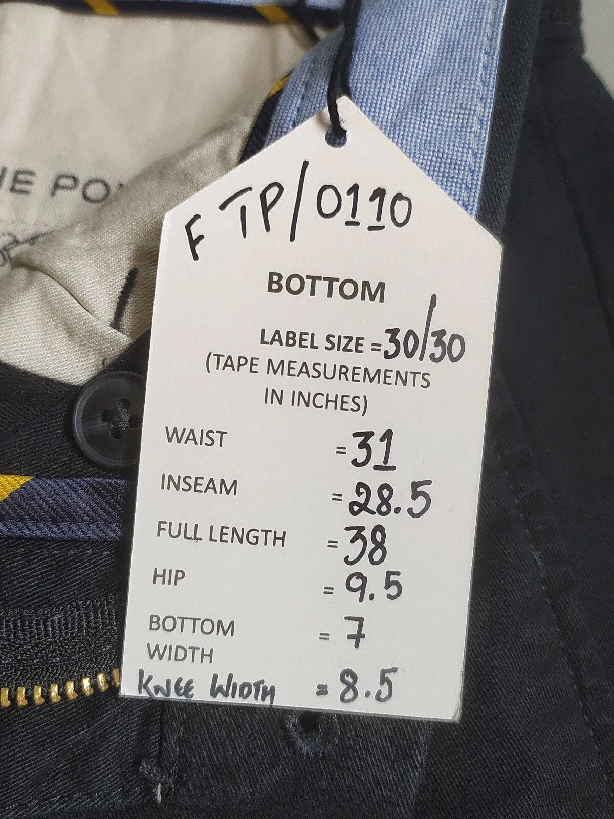 Polo Ralph Lauren Polo Ralph Lauren Stretch Straight Fit Chino Pant FTP 0110 Size US 30 / EU 46 - 6 Thumbnail