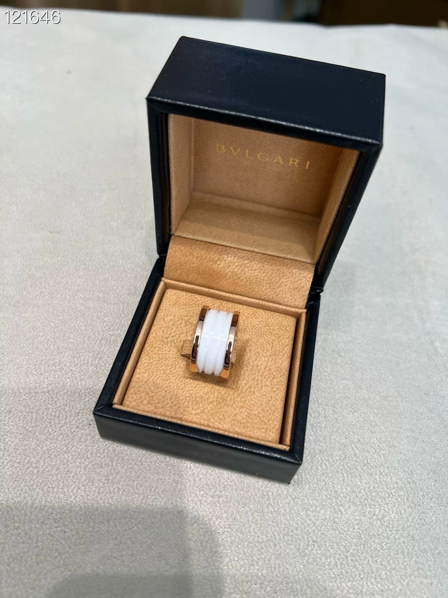 Bvlgari Bvlgari 100652C01 White Ceramic Ring Size ONE SIZE - 1 Thumbnail