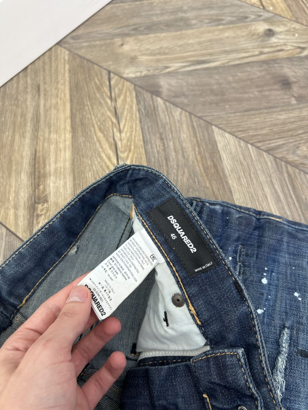 Dsquared2 Vintage Dsquared2 Luxury Denim Jeans Size US 30 / EU 46 - 10 Thumbnail
