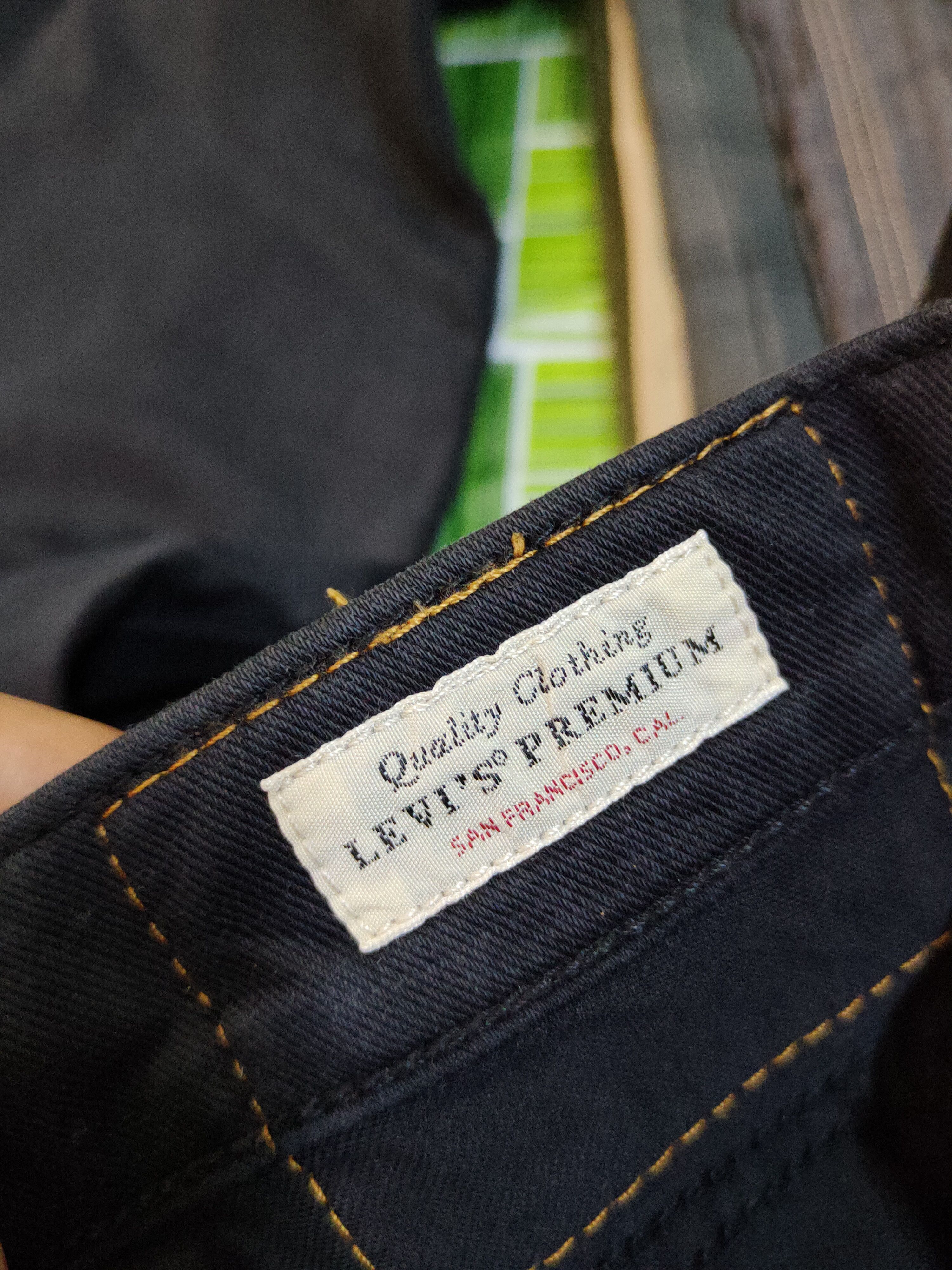 Levi's Levi's big E Black denim jeans Casual Pants #S1567 Size US 32 / EU 48 - 19 Thumbnail