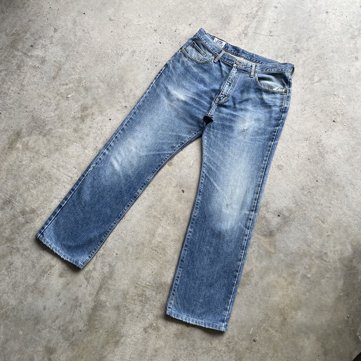 Edwin Vintage Edwin 403 Jeans Faded Denim Pants W33x29.5 Size US 33 - 2 Thumbnail
