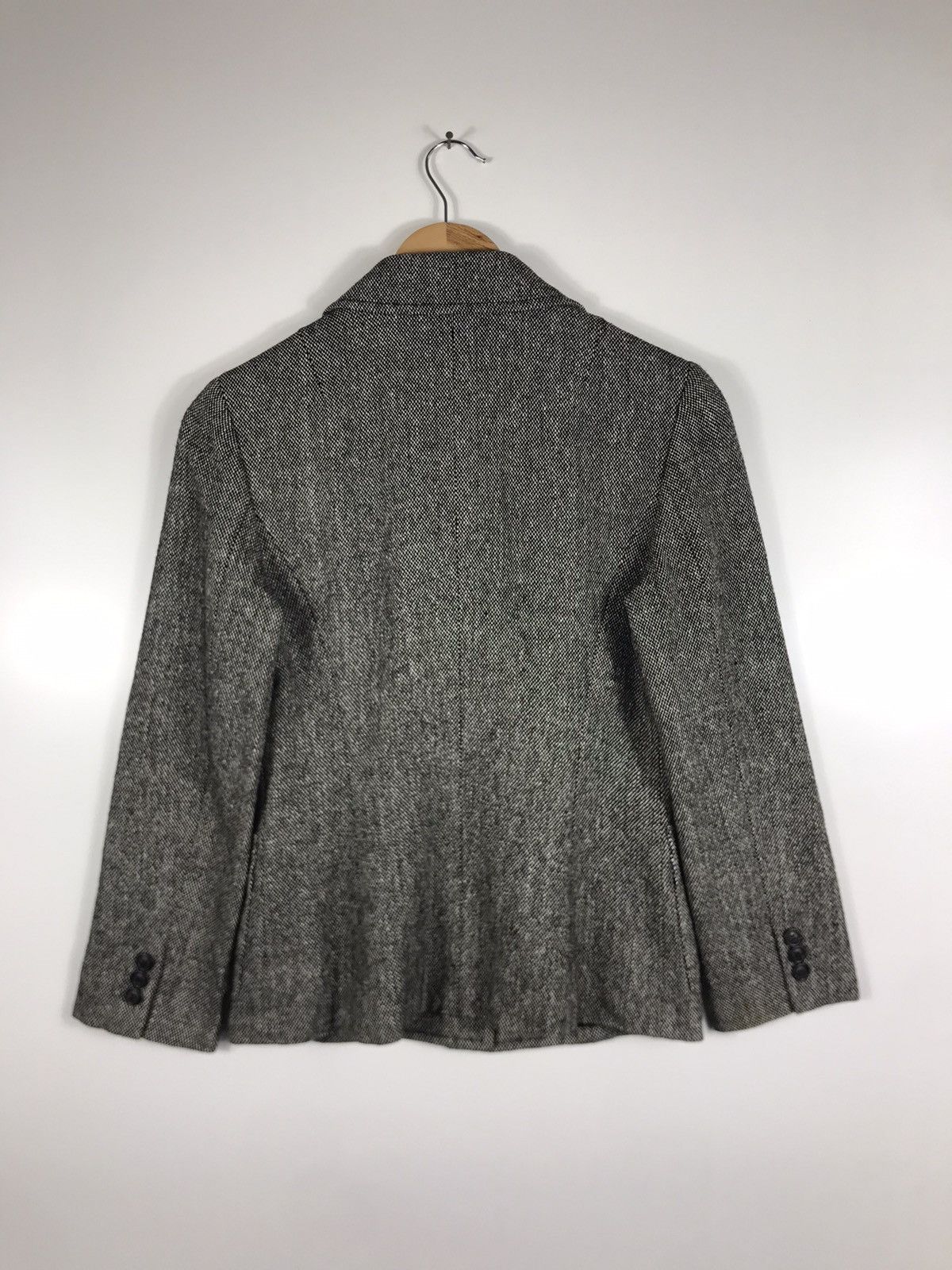 Burberry 🔥Burberry Wool Tweed Button Coat Jacket Size XS / US 0-2 / IT 36-38 - 13 Thumbnail