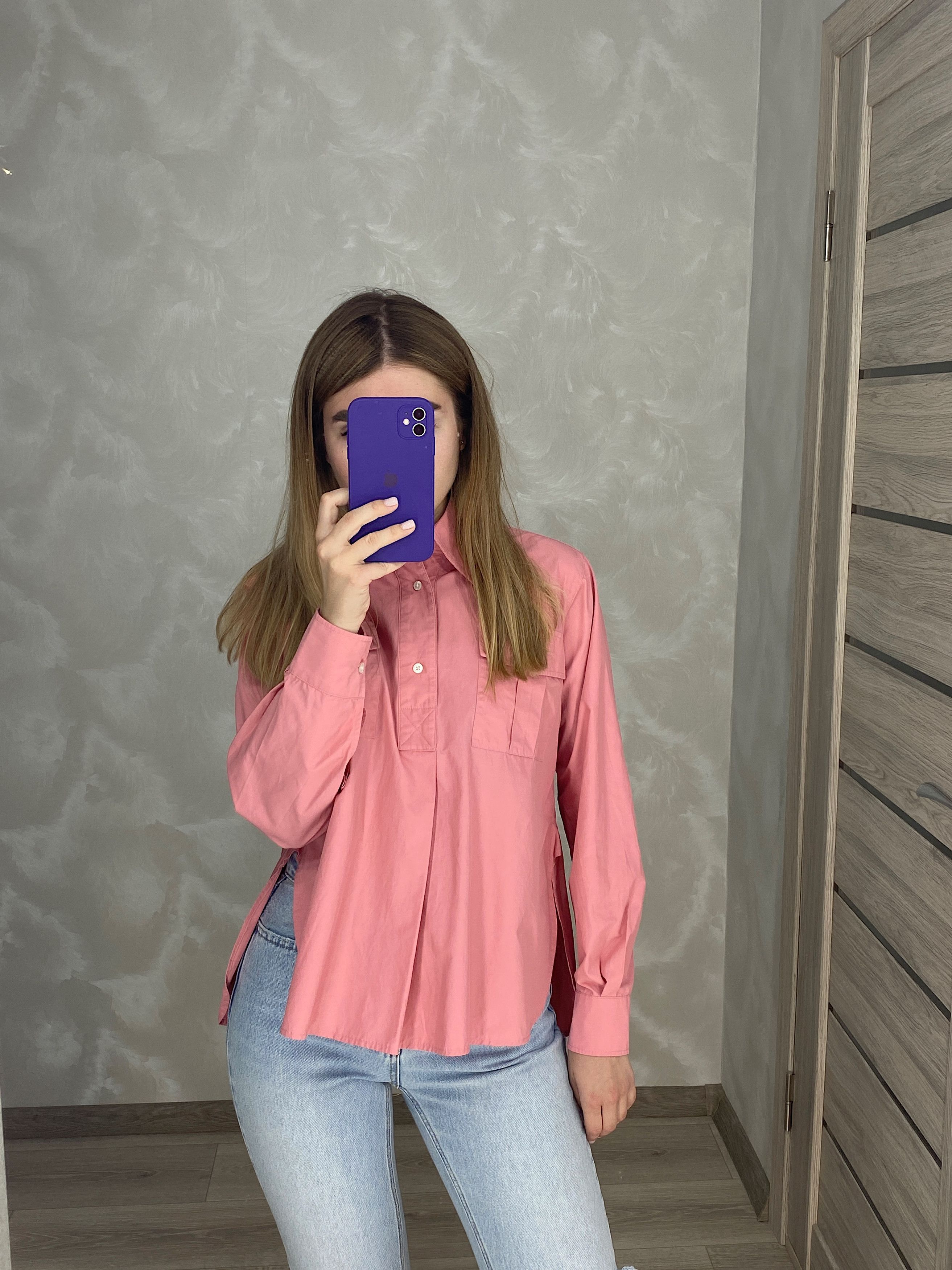 Designer × Plan C Plan C Shirt Women Pink Cargo Designer Size M / US 6-8 / IT 42-44 - 3 Thumbnail
