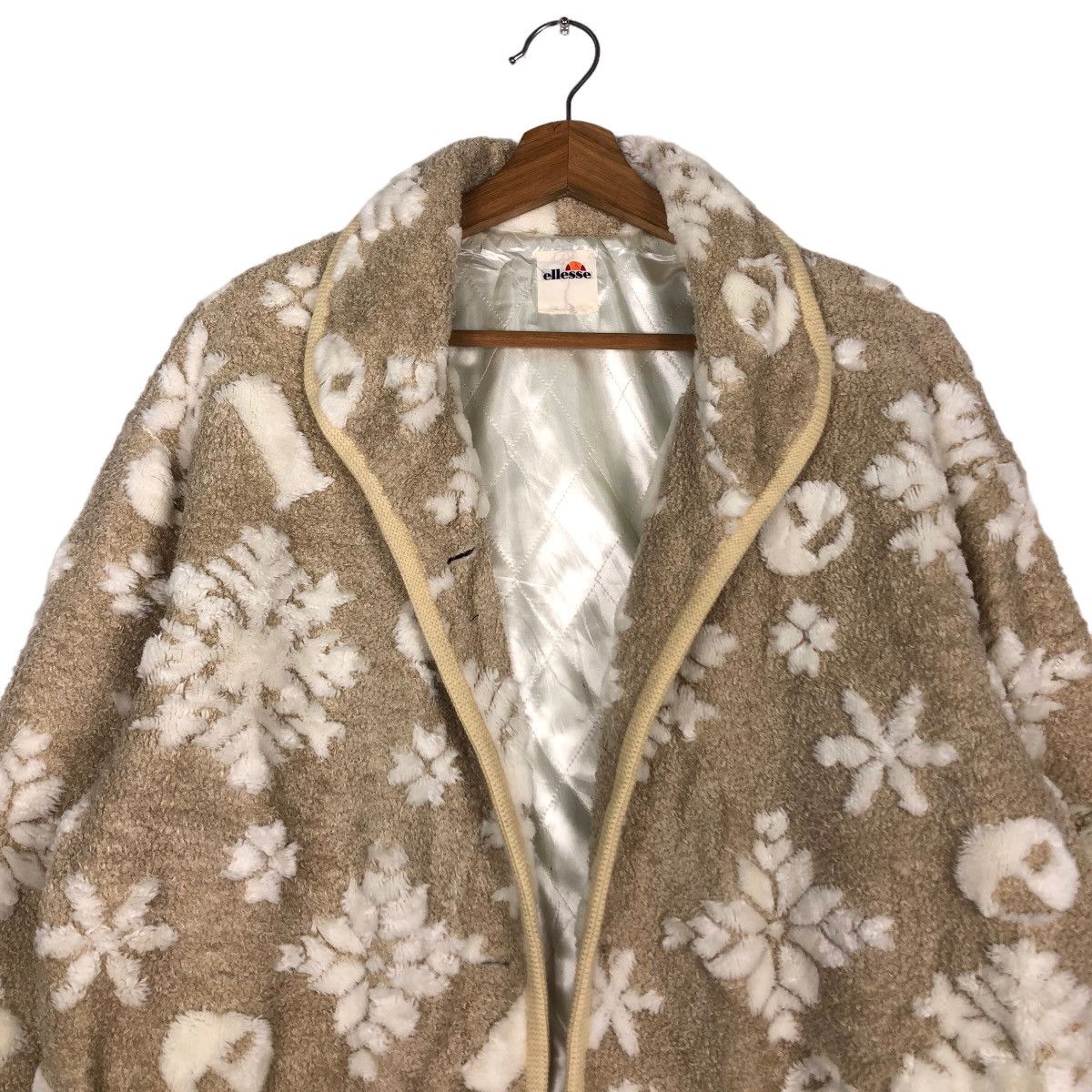 Japanese Brand Vintage Fleece Jacket Ellesse Overprint Design Issey Miyake Size US M / EU 48-50 / 2 - 3 Thumbnail