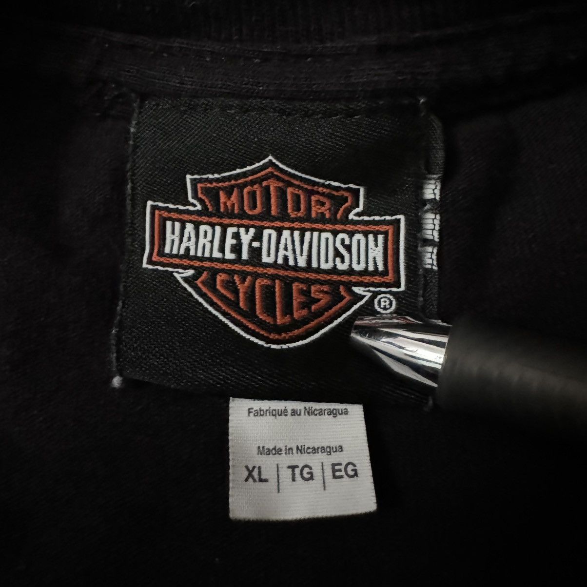 Harley Davidson Harley Davidson Wisconsin Eagle USA Flag Tee Shirt Size US XL / EU 56 / 4 - 3 Thumbnail